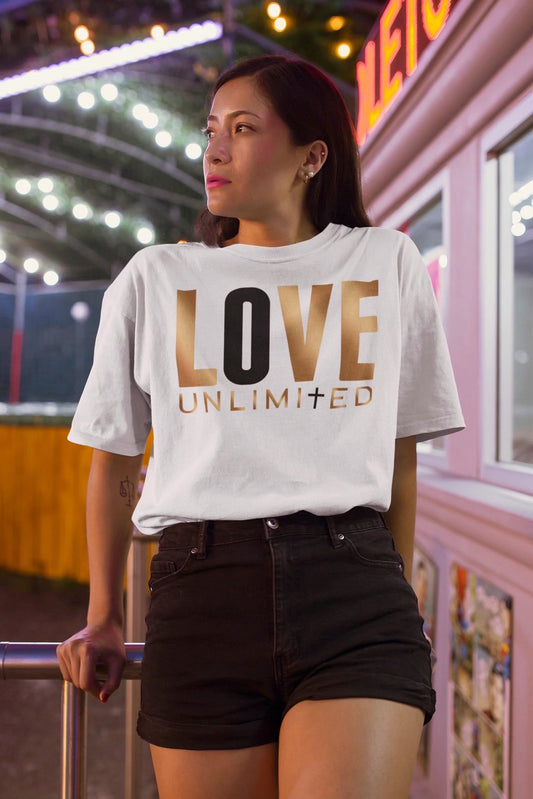 LOVE UNLIMITED | Golden Onyx - Adult T-Shirt
