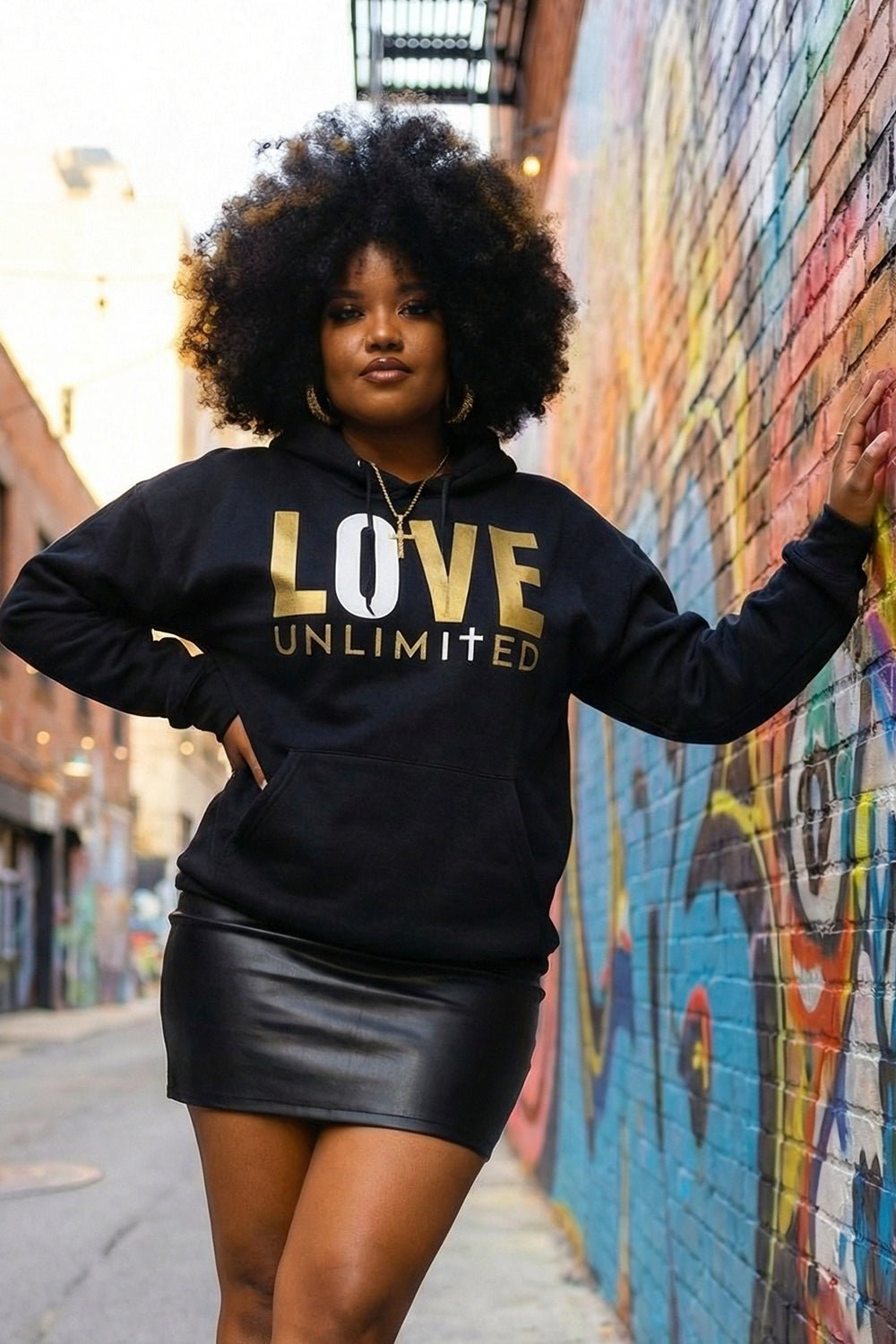 LOVE UNLIMITED | Golden Ivory - Adult Hoodie