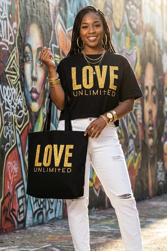LOVE UNLIMITED | Glittery Majesty - Tote