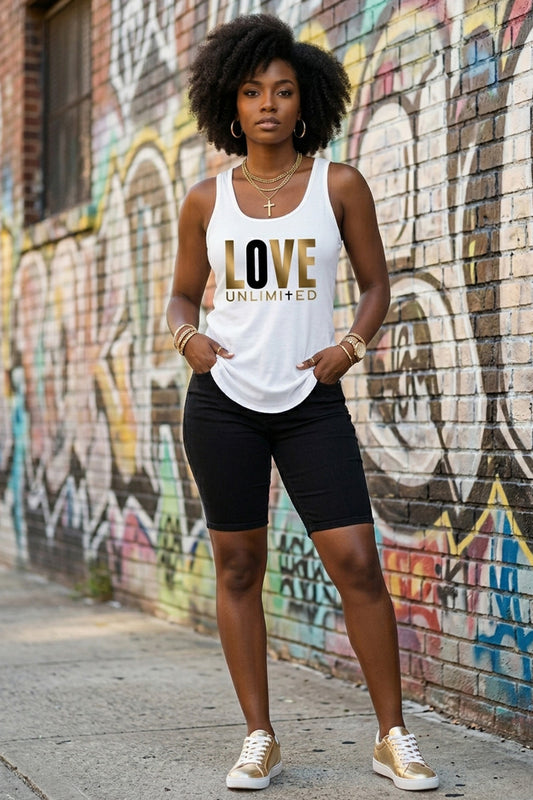 LOVE UNLIMITED | Golden Onyx -Women's Tank top