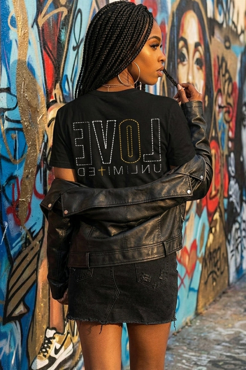 LOVE UNLIMITED | Golden Ivory - Adult T-Shirt