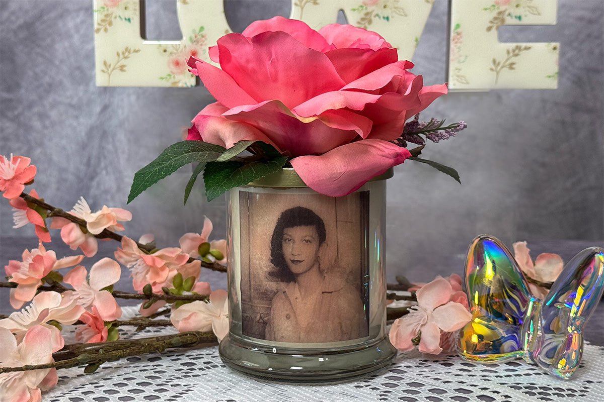 KEEPSAKE  | Memorial Photo Candle (Burn one, Keep one)