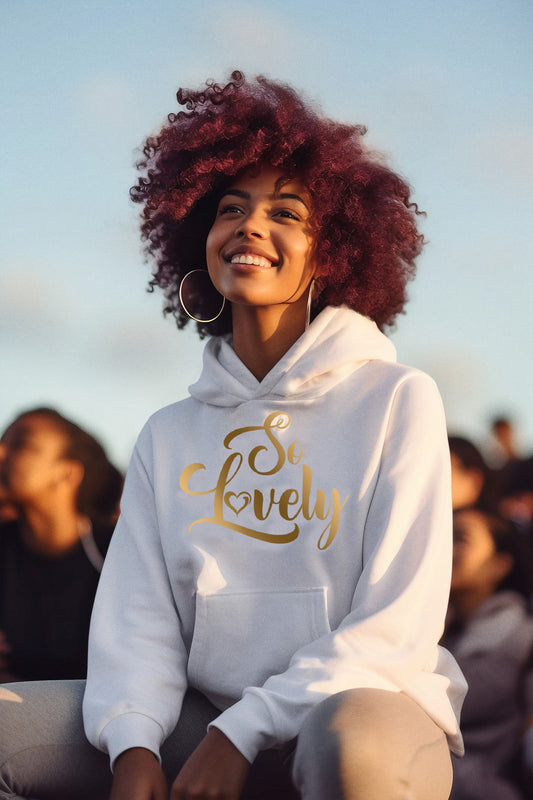 SO LOVELY | Gold Glam - Adult Hoodie