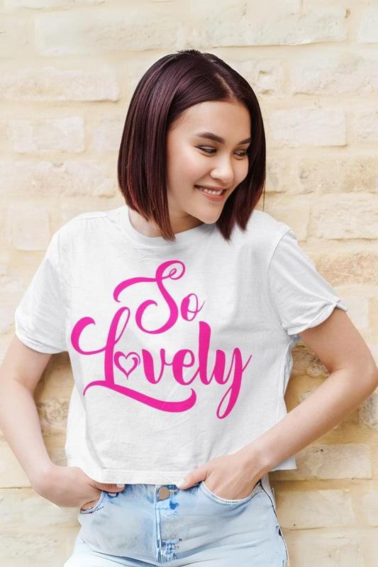 SO LOVELY | Pink Highlighter - Boxy Tee