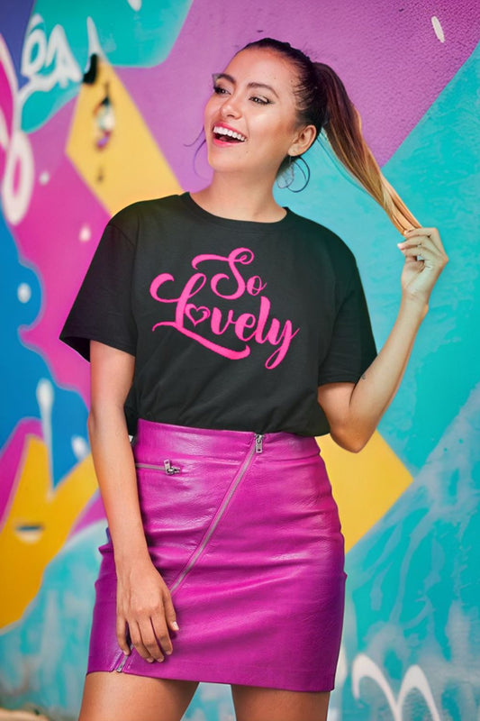 SO LOVELY | Pink Highlighter - Adult T-Shirt