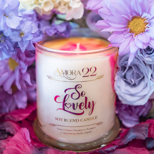 SO LOVELY | Soy Blend Scented Candle
