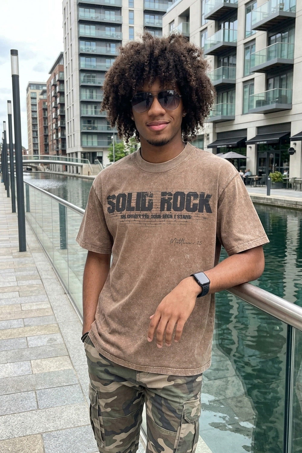 SOLID ROCK | Acid Wash Tshirt