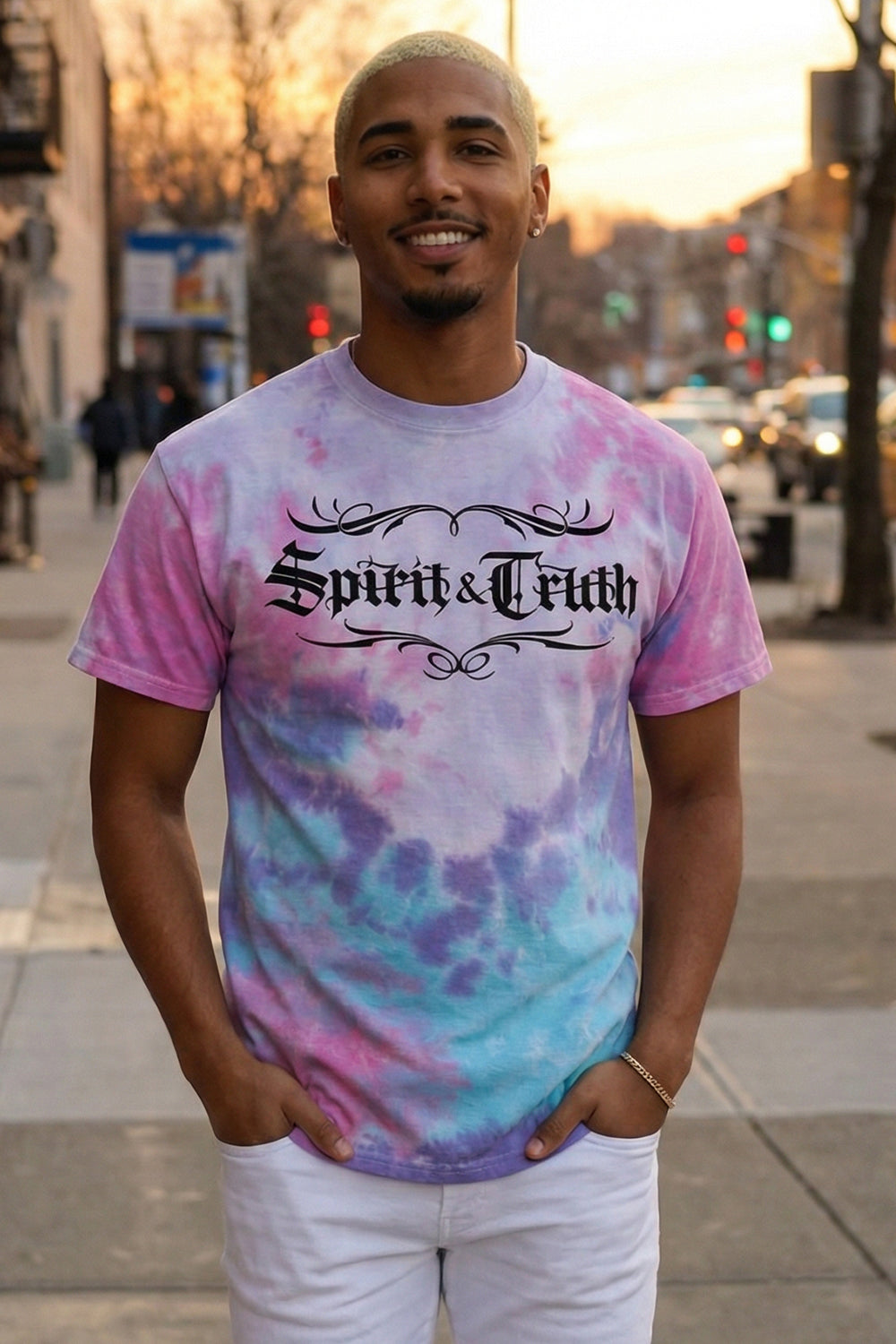 SPIRIT & TRUTH - Velvet Shadow - Tie Dye Tee