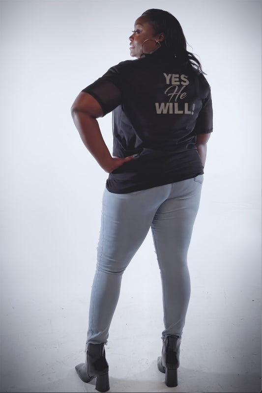 WON'T HE DO IT | Golden Ivory - Adult T-Shirt