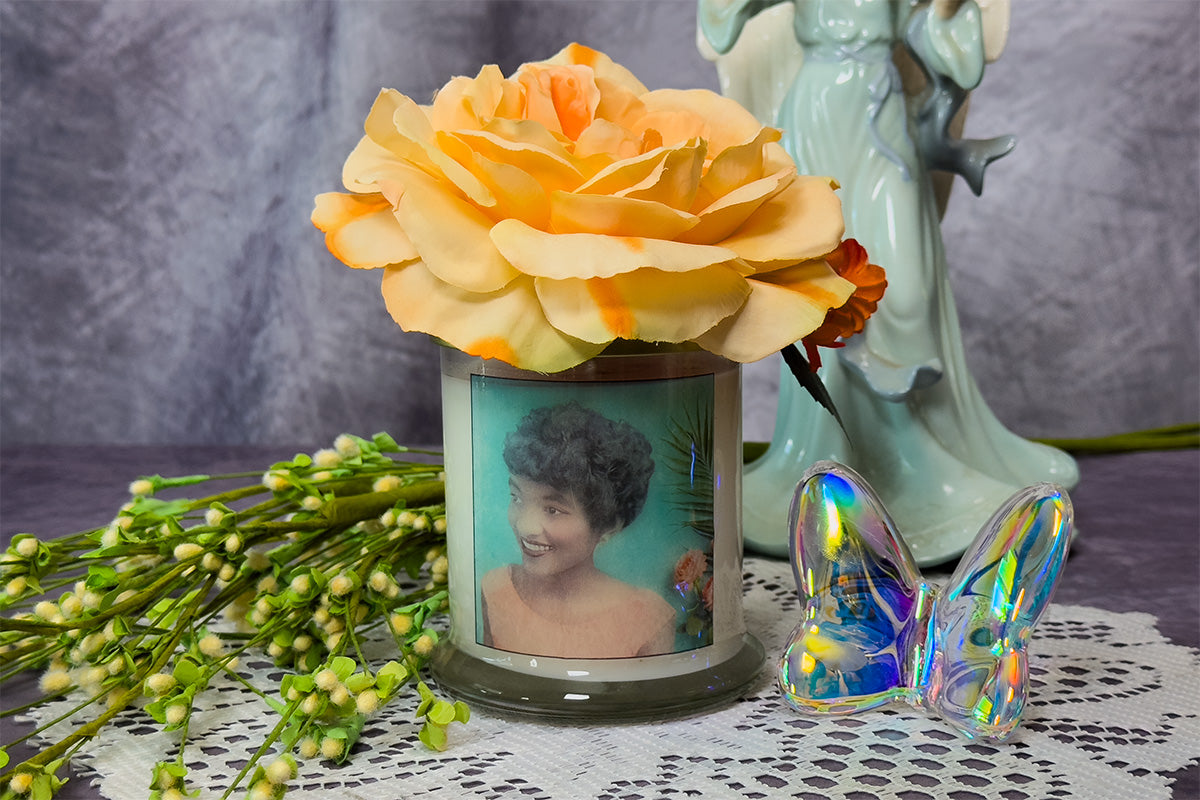 KEEPSAKE  | Memorial Photo Candle (Burn one, Keep one)