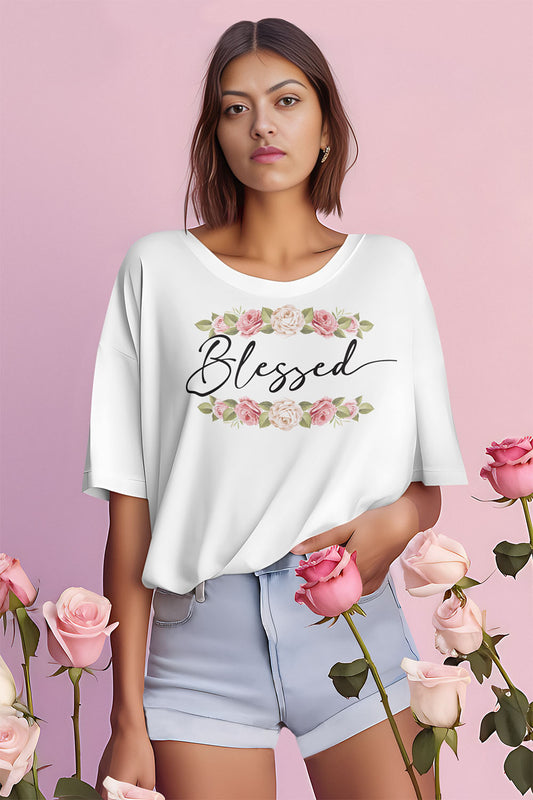 BLESSED | Women's Triblend Dolman Tee