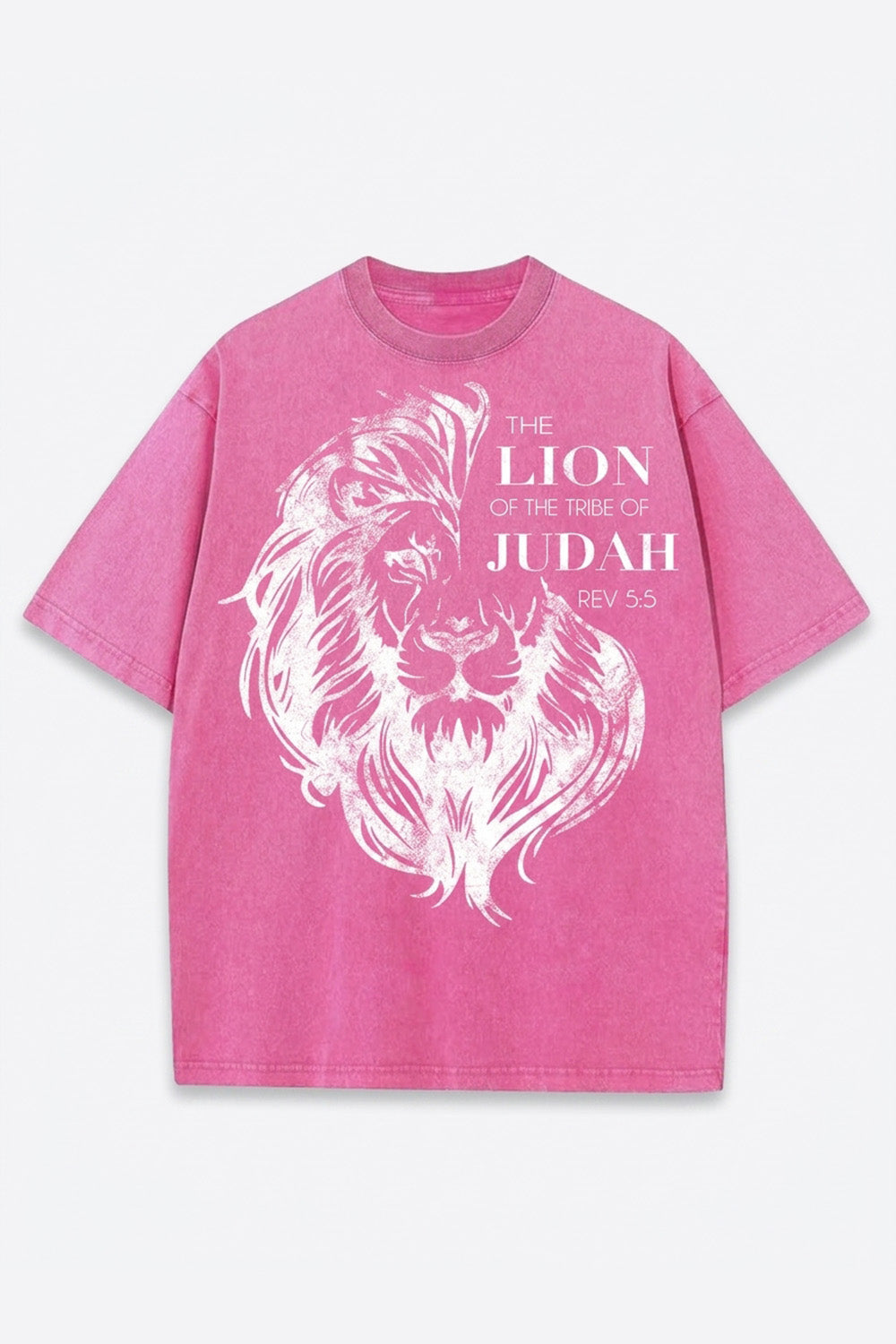 LION OF JUDAH | Oversized Acid Wash Tshirt
