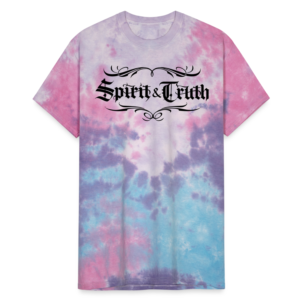 SPIRIT & TRUTH - Velvet Shadow - Tie Dye Tee - cotton candy