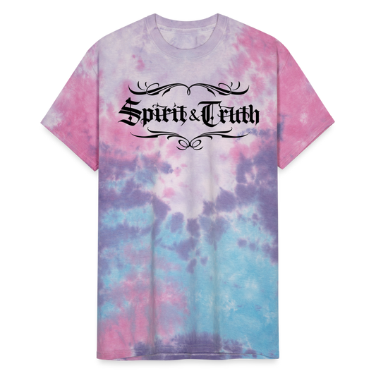 SPIRIT & TRUTH - Velvet Shadow - Tie Dye Tee - cotton candy