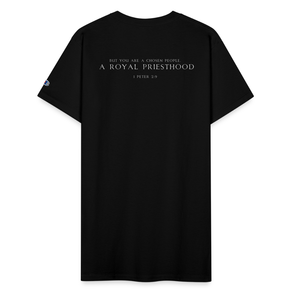 ROYAL PRIESTHOOD | White Snow - Adult T-Shirt - black