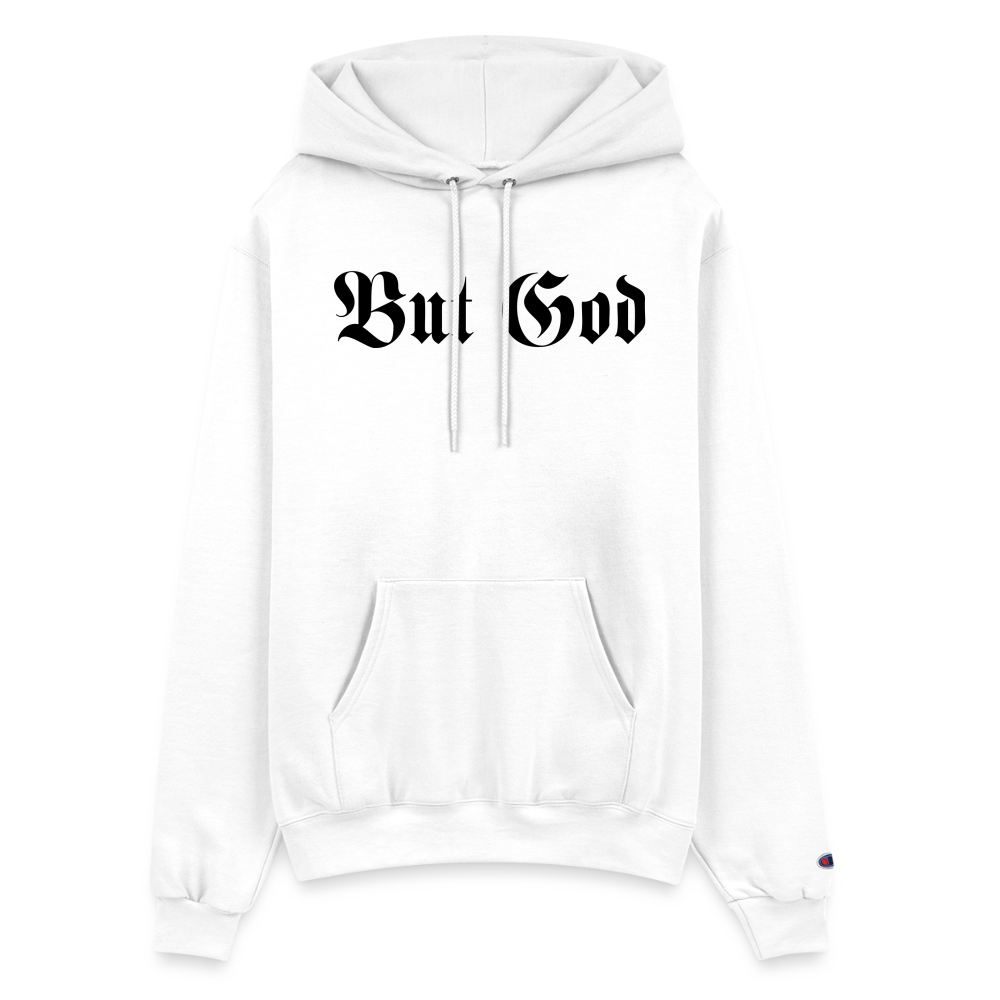 BUT GOD | Black Shadow - Adult Hoodie - white