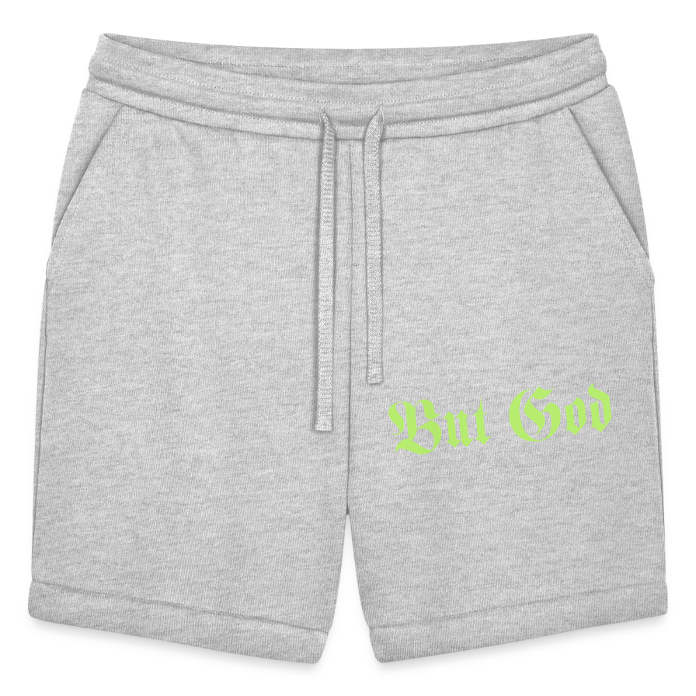 BUT GOD | Lime Twist - Shorts - heather gray