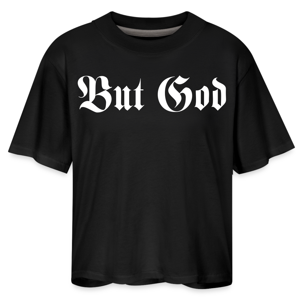 BUT GOD | Sanctified Shade - Boxy Tee - black