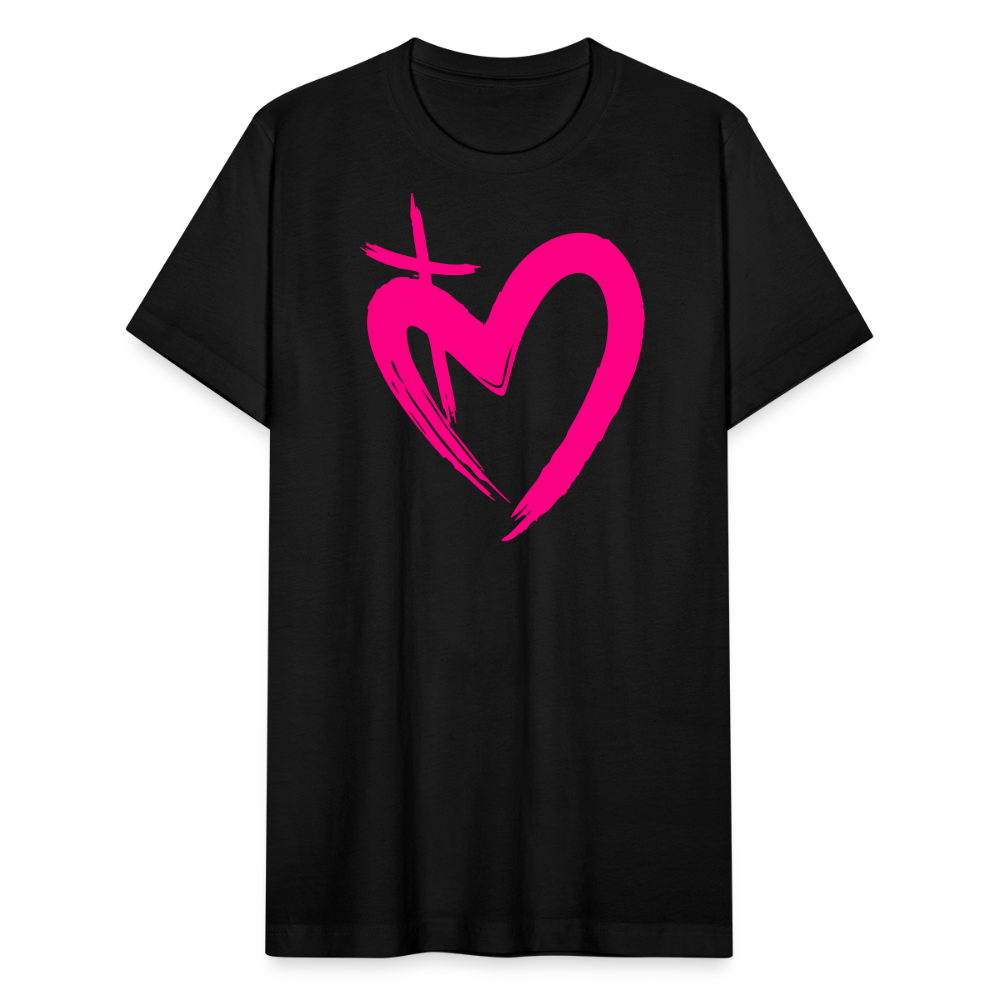 ETERNAL LOVE | Pink Highlighter - Adult T-Shirt - black