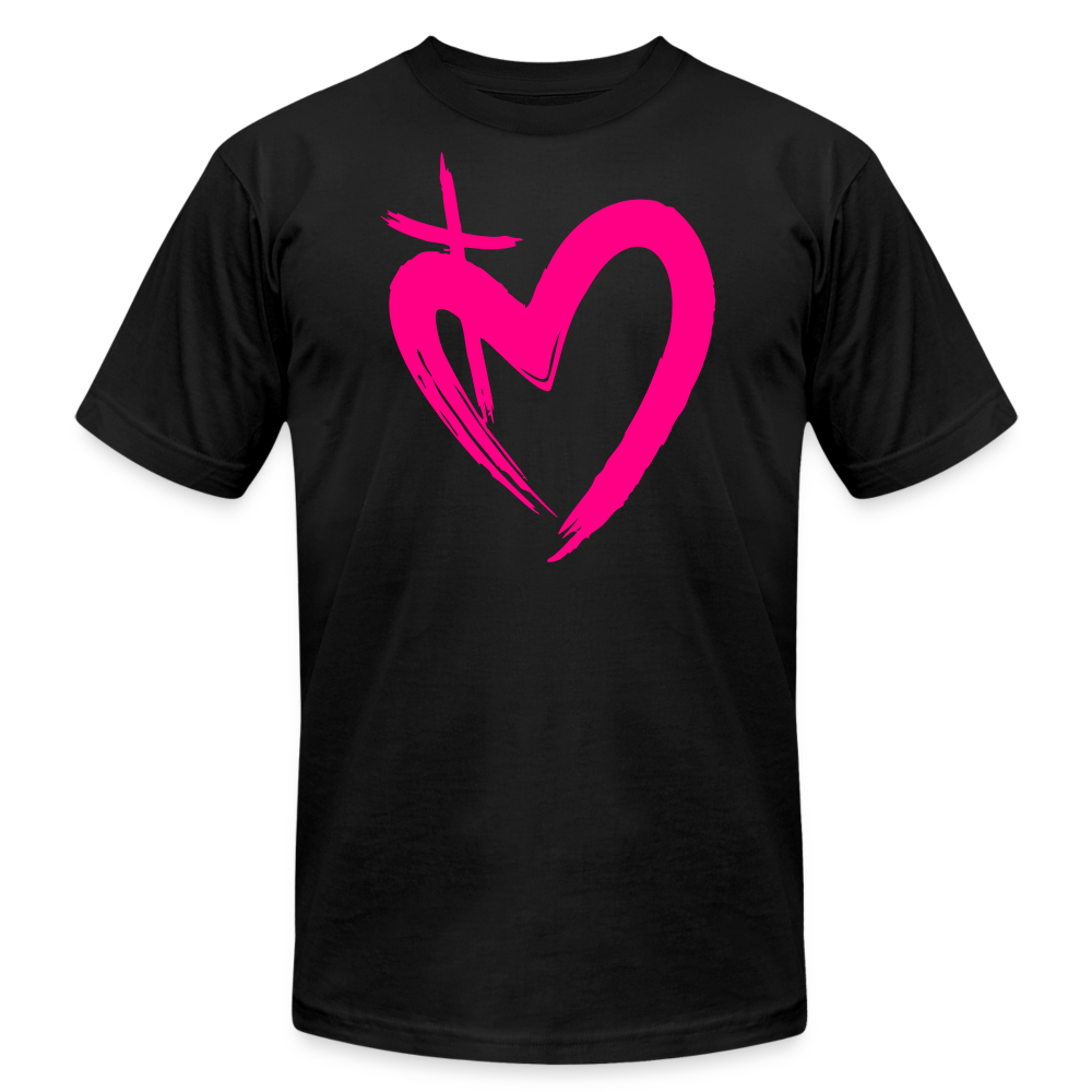 ETERNAL LOVE | Pink Highlighter - Adult T-Shirt - black