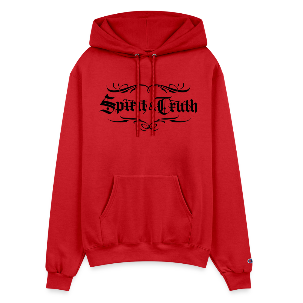 SPIRIT & TRUTH - Velvet Shadow - Adult Hoodie - Scarlet