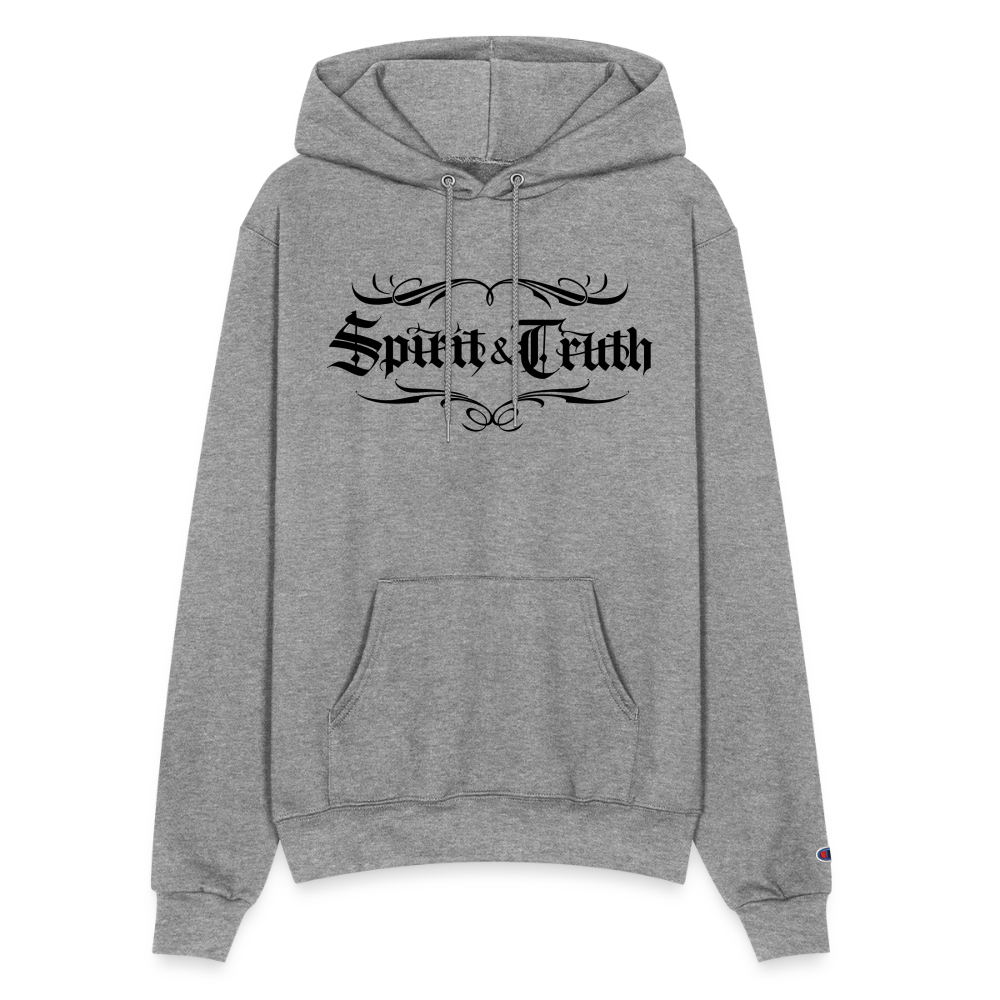 SPIRIT & TRUTH - Velvet Shadow - Adult Hoodie - heather gray