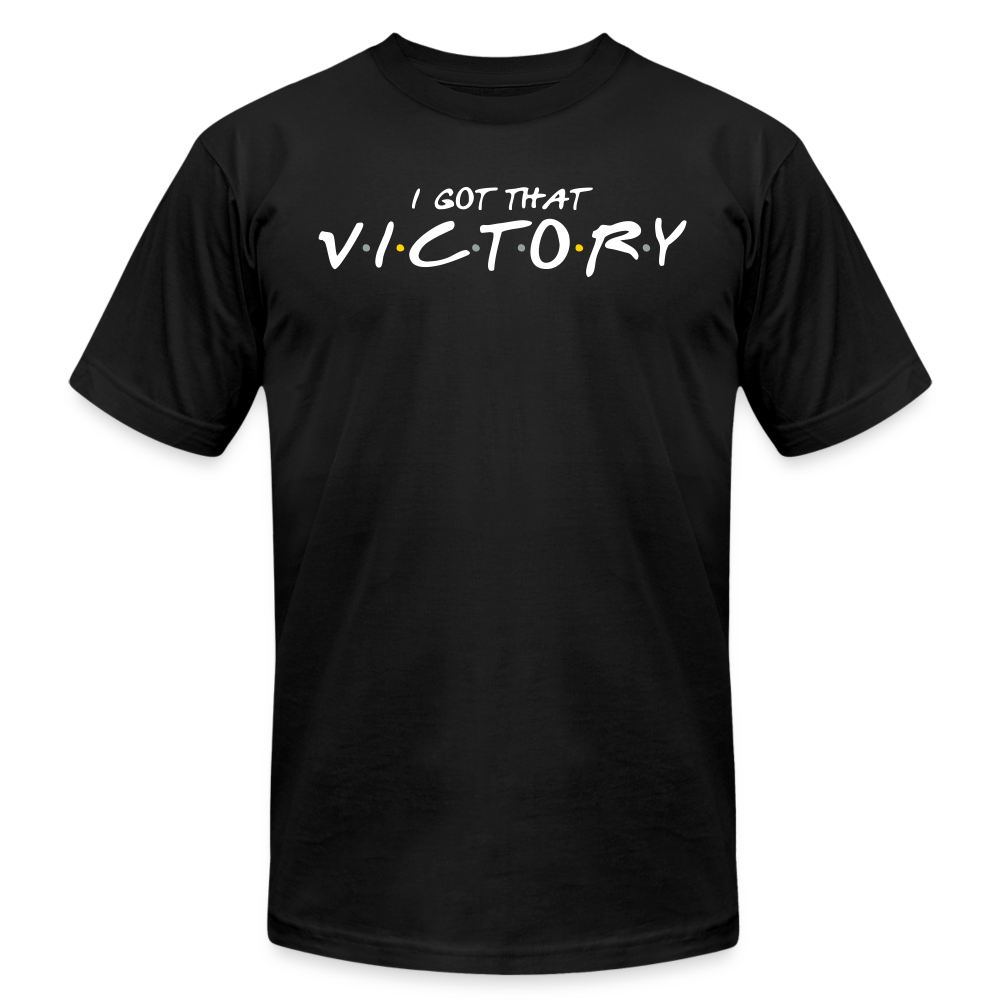 VICTORY | Ivory - Adult T-Shirt - black