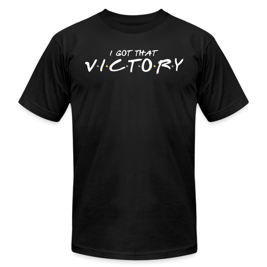VICTORY | Ivory - Adult T-Shirt - black