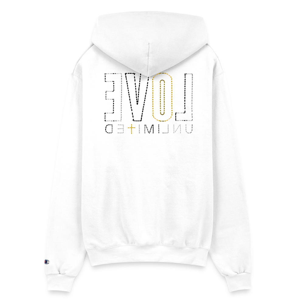 LOVE UNLIMITED | Golden Onyx - Adult Hoodie - white