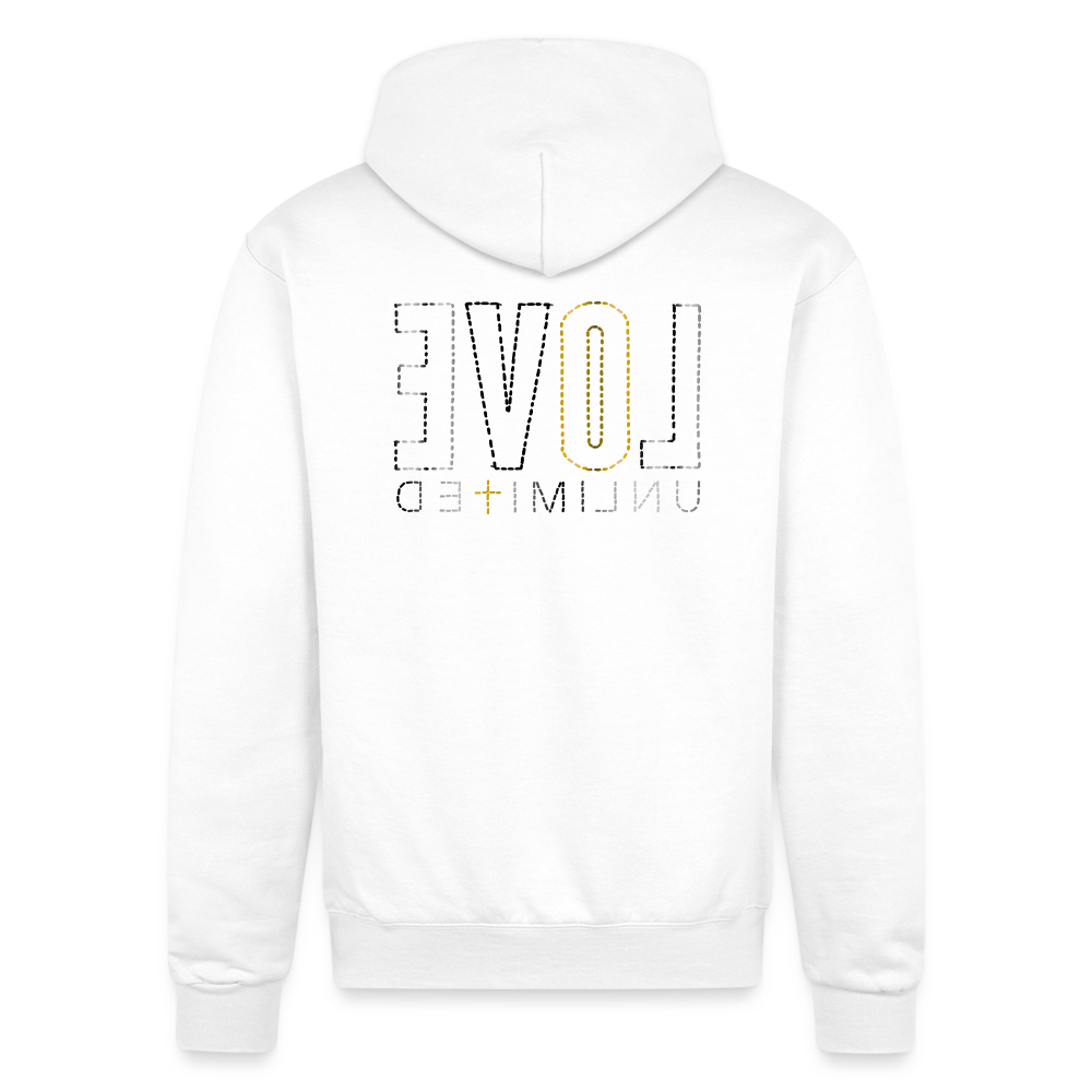 LOVE UNLIMITED | Golden Onyx - Adult Hoodie - white