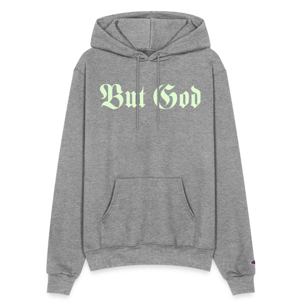 BUT GOD | Glo Stick  - Adult Hoodie - heather gray