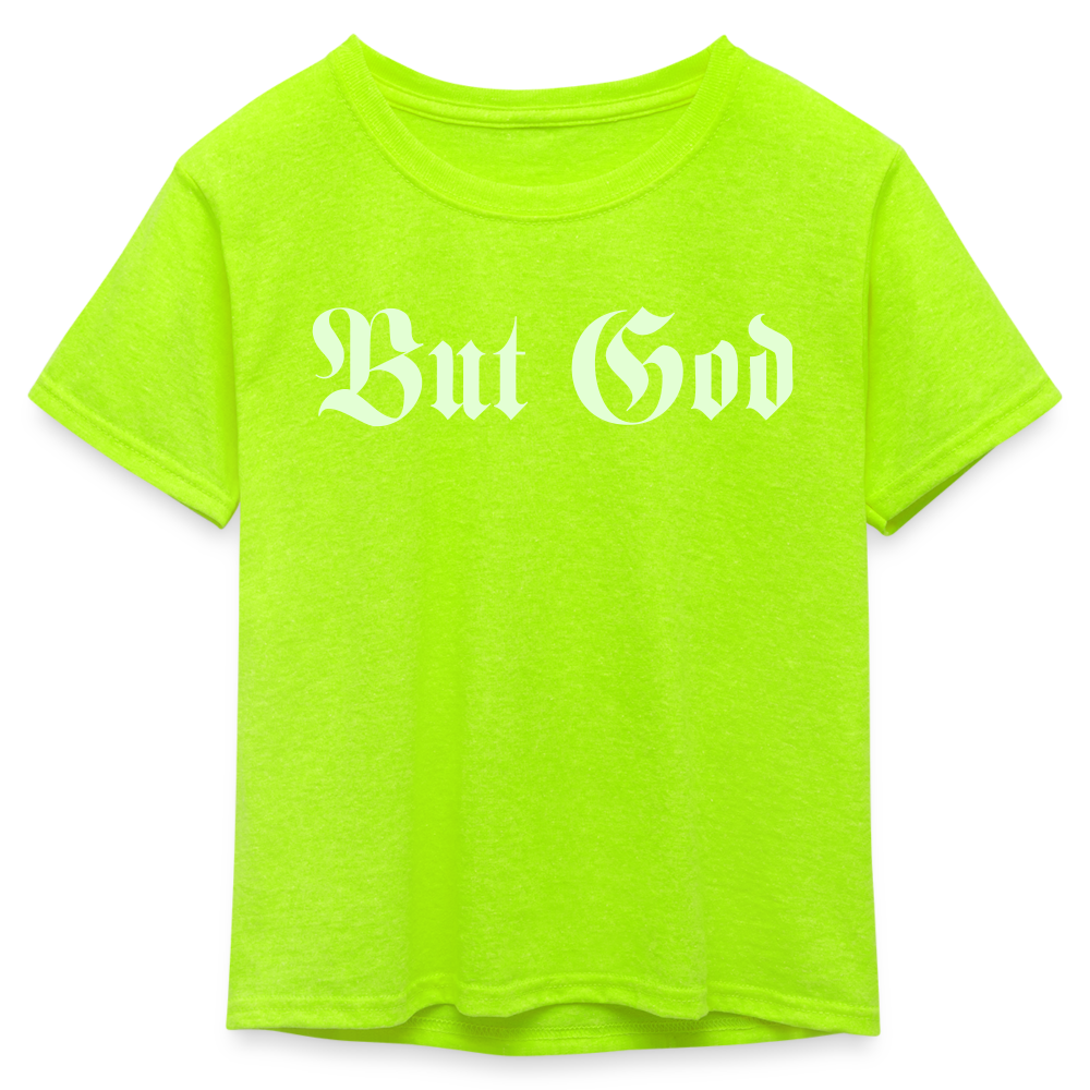 BUT GOD | Glo Stick - Kids Neon T-Shirt - neon green