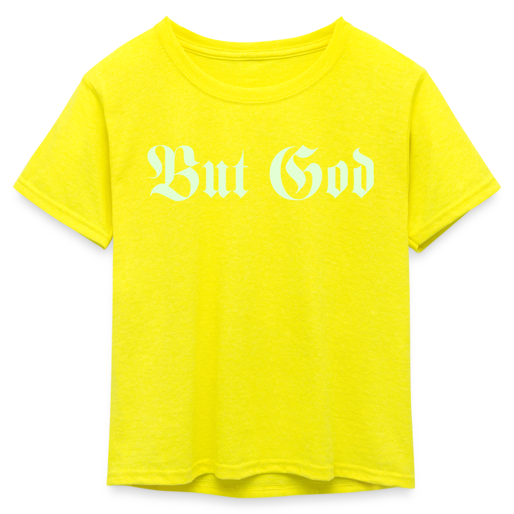 BUT GOD | Glo Stick - Kids Neon T-Shirt - neon yellow