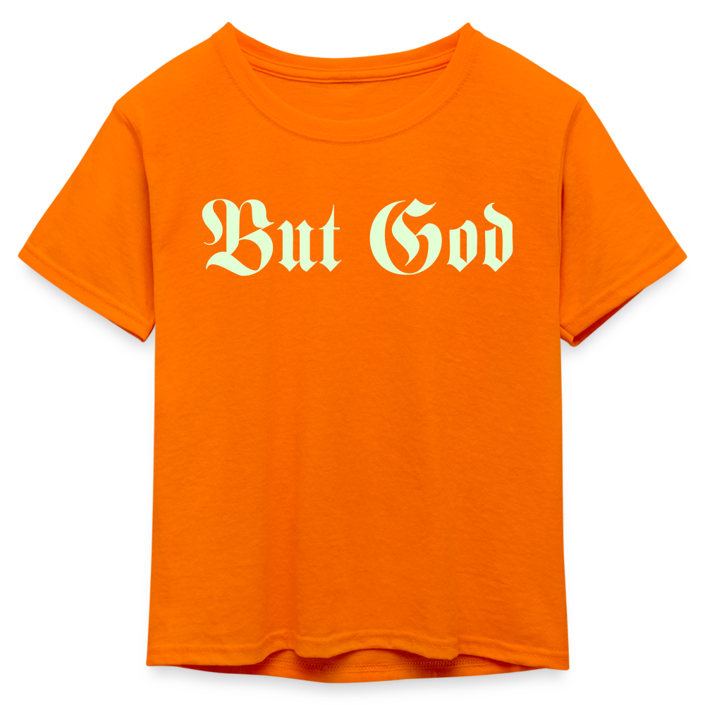 BUT GOD | Glo Stick - Kids Neon T-Shirt - neon orange