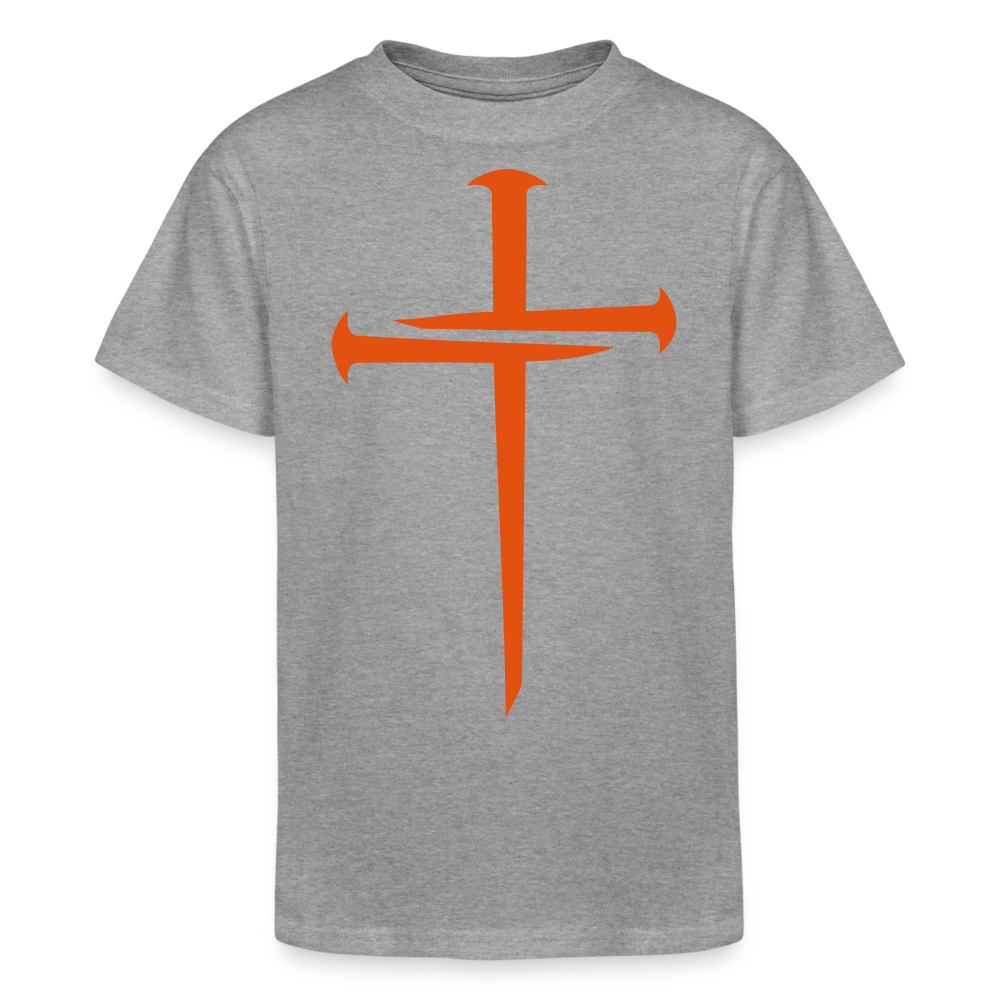 NAILED | Orange Crush - Kids Tee - heather gray