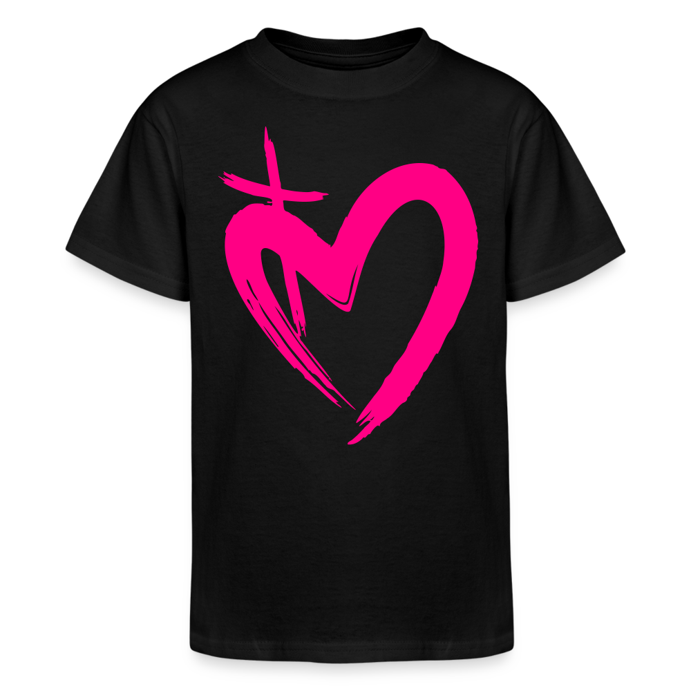 ETERNAL LOVE | Pink Highlighter - Kids T-Shirt - black