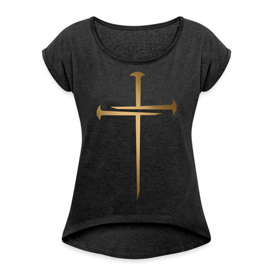 NAILED | Gold Glam - Women's Roll Cuff Tee