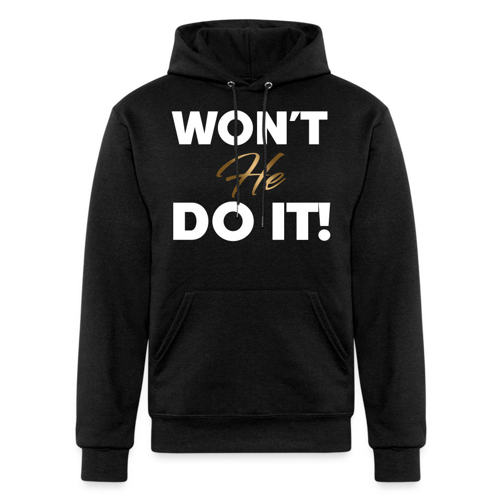 WON'T HE DO IT | Golden Ivory - Adult Hoodie