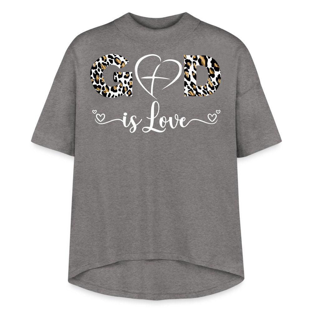 GOD IS LOVE | Leopard Glam - Hi-Lo Tee